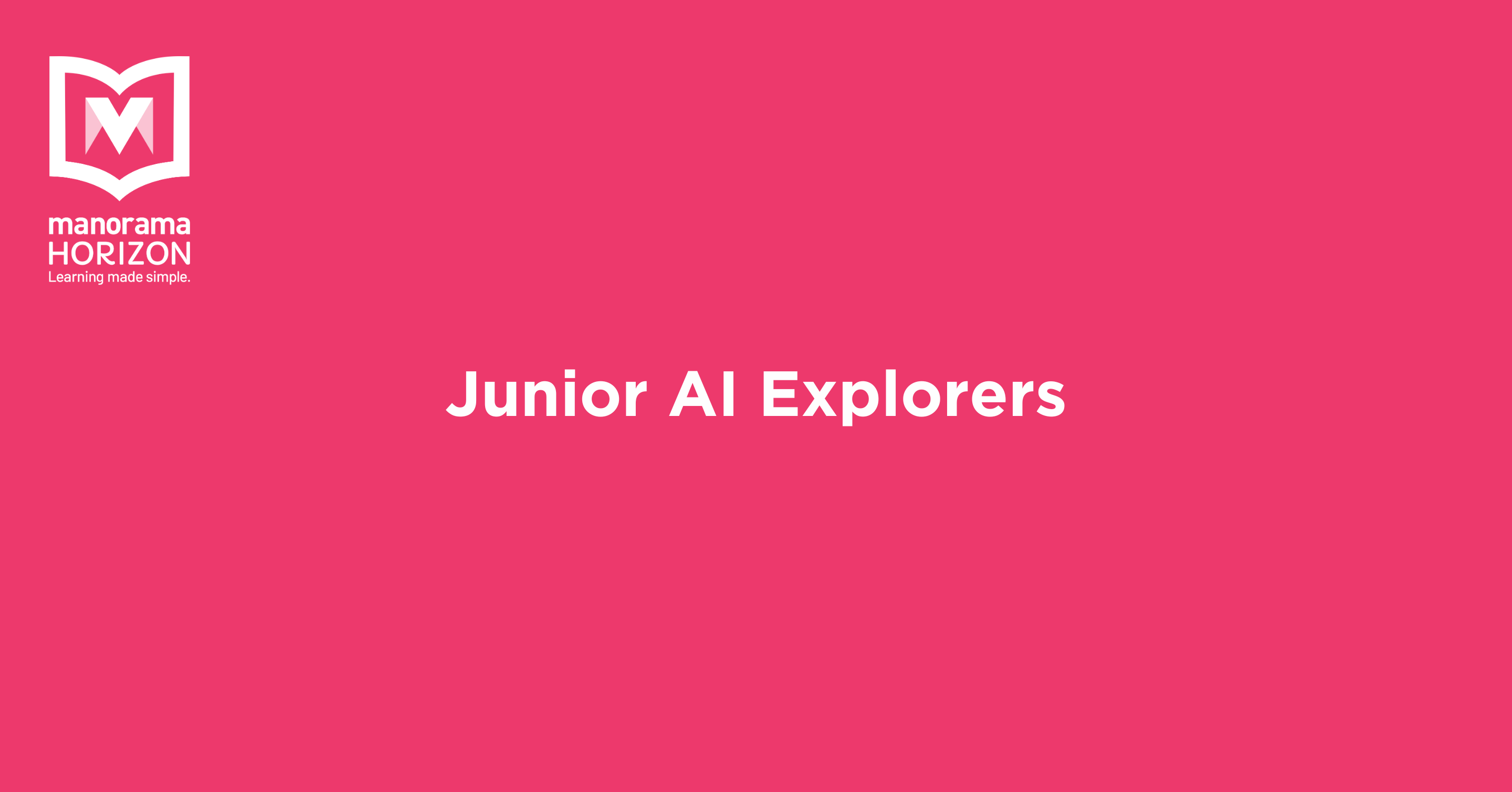 Junior AI Explorers | AI Coder Junior Course for Young Minds